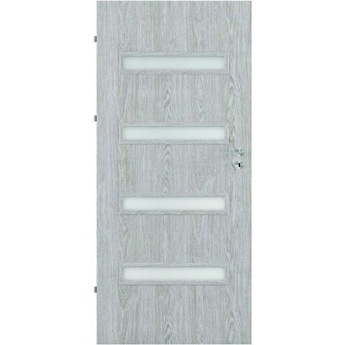 Interiérové dveře Verona 4*4 80L dub  stříbrný