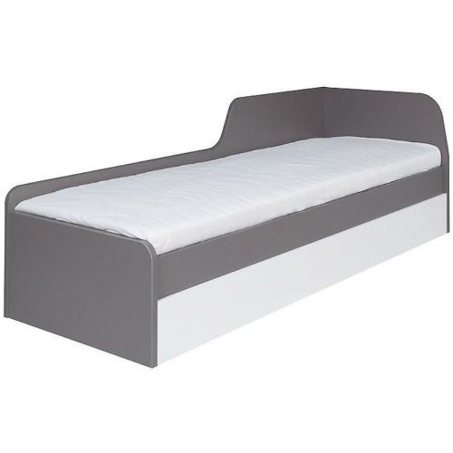 Postel Zonda 80 cm S Úložným Prostorem Bílý/Šedá