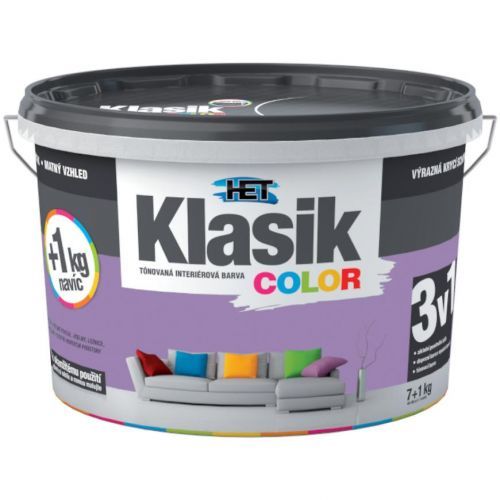 Het Klasik Color 0347 fialový 7+1kg