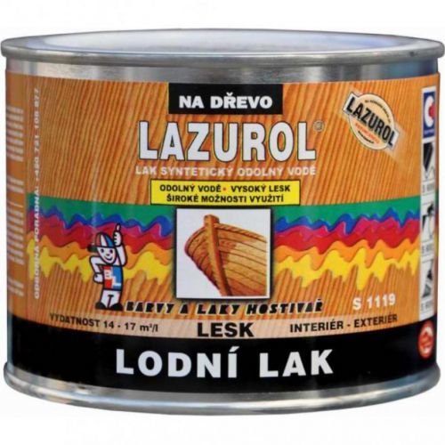 Lazurol lodní  lak 0,375l