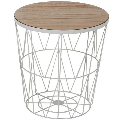 Kosz Space Bílý/Dřevo