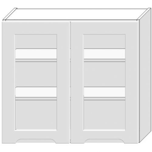 Kuchyňská Skříňka Zoya Ws80 Bílý Puntík/Bílý