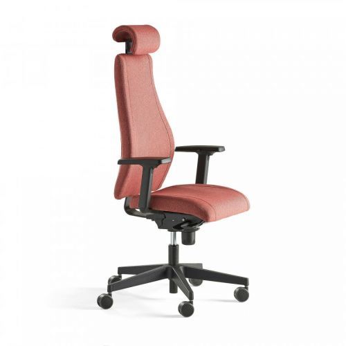 Kancelářská židle Lancaster, vysoké opěradlo, červenofialová