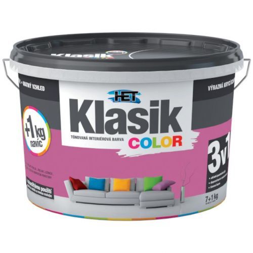 Het Klasik Color purpurový 7+1kg