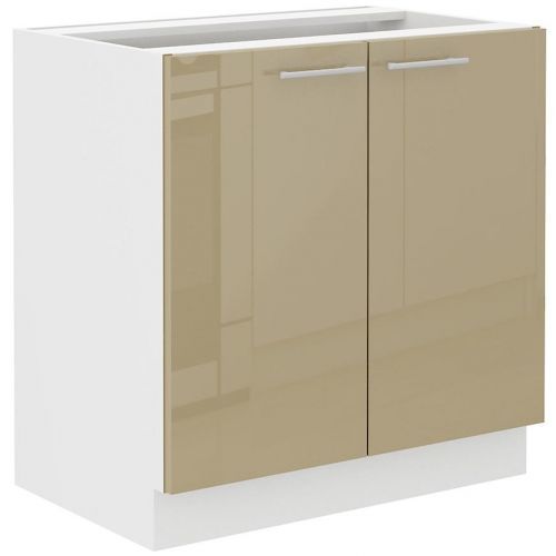 Kuchyňská Skříňka Lara 80zl 2f Bb Mdf Cappucino Lesk