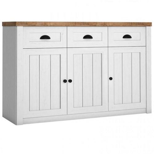 Komoda Prowansja 130cm Borovice Andersen/Dub Lefkas Tmavě, K3SP