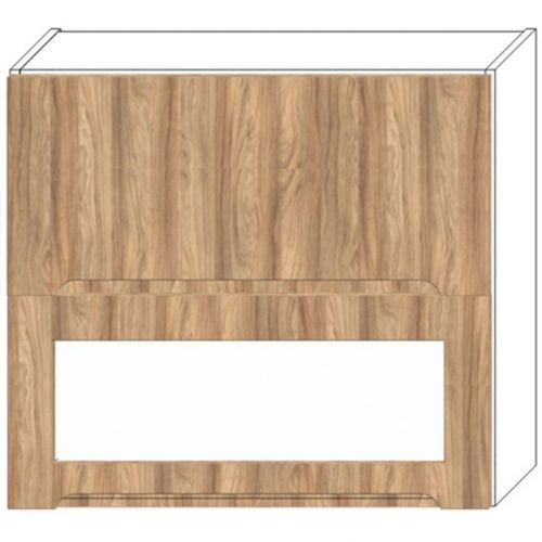 Kuchyňská Skříňka Zoya W80grf/2 Sd Dub Přírodný /Bílý