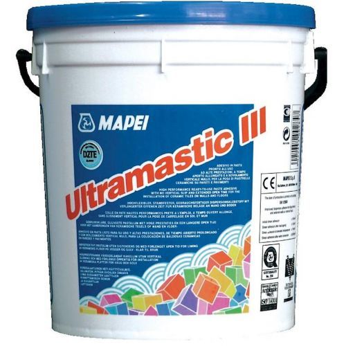 Disperzní lepidlo na obklady a dlažbu Mapei Ultramastic III D2TE 12 kg