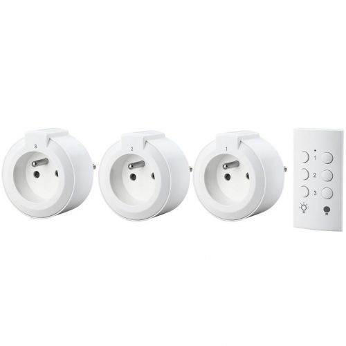 Dálkové ovládané zásuvky 3+1 easy on/off Gao