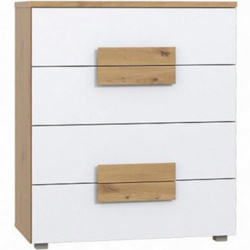 Komoda Arkina 80 cm, dub artisan/bílá