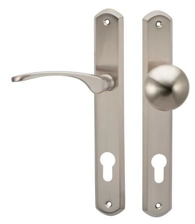 Klika Laura PZ72 levá nikl/satén