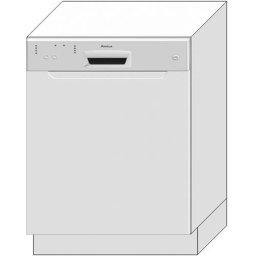 Dvířka Pro Vestavnou Myčku  Zoya 60po Bílý Puntík