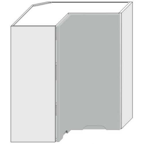 Kuchyňská Skříňka Zoya Wrn Pl Světle Šedá Mat/Bílý