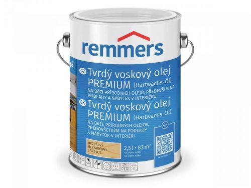 Remmers Tvrdý voskový olej PREMIUM teak 2,5 L + Dárek zdarma Houbičky na nádobí 10 ks v hodnotě 20 Kč