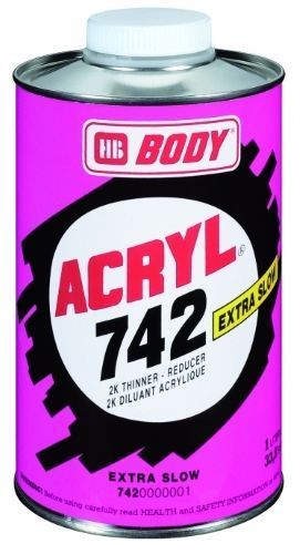 HB Body 742 Akrylátové ředidlo extra pomalé 1 L
