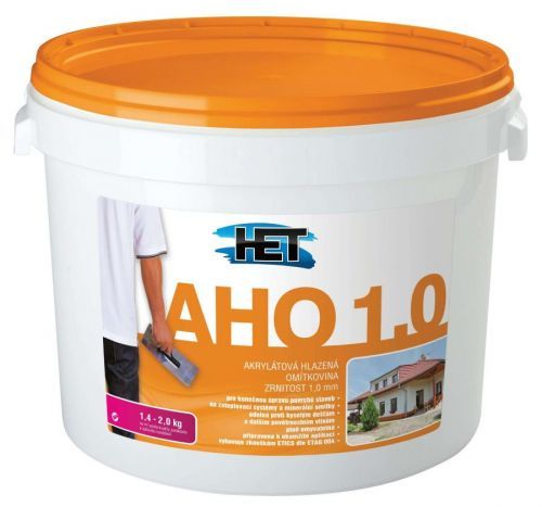 Het AHO akrylátová hlazená omítka zrnitost 1,5 mm bílá 25 kg