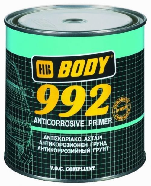 HB Body 992 1K antikorozní základ šedý sprej 400 ml