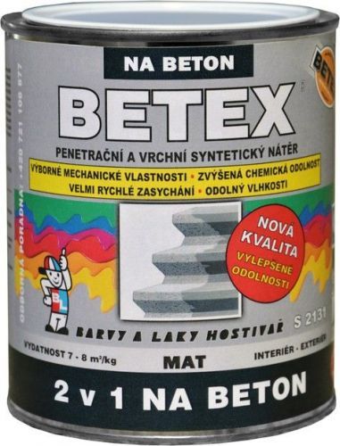 Betex 2v1 na beton S2131 110 šedý 5 kg