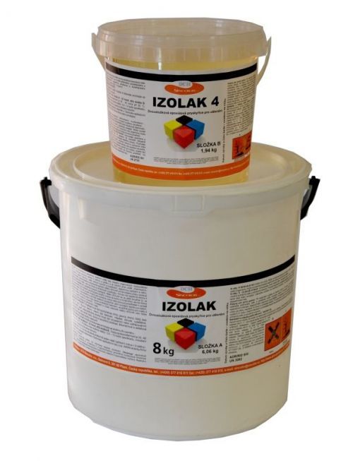 Dvousložkový epoxidový izolační nátěr IZOLAK 4, set 1 kg