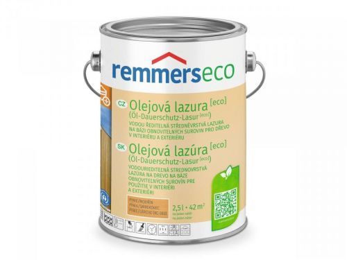 Remmers Olejová lazura eco bezbarvá 2,5 L + Dárek zdarma Houbičky na nádobí 10 ks v hodnotě 20 Kč