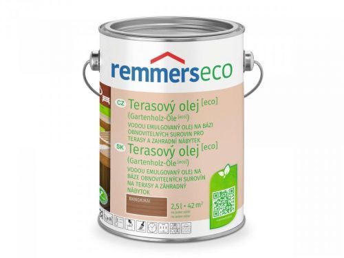 Remmers Terasový olej eco 7690 bangkirai 2,5 L + Dárek zdarma Houbičky na nádobí 10 ks v hodnotě 20 Kč