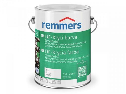 Remmers DF-krycí barva 3600 bílá RAL 9016 0,75 L + Dárek zdarma Houbičky na nádobí 10 ks v hodnotě 20 Kč