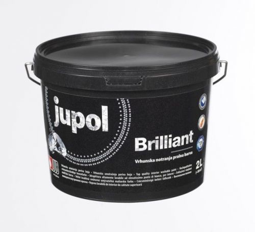 Jub Jupol Brilliant bílá 2 L + Dárek zdarma Houbičky na nádobí 10 ks v hodnotě 20 Kč