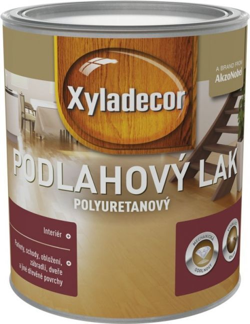 Xyladecor Podlahový lak polyuretanový polomat 2,5 L + Dárek zdarma Houbičky na nádobí 10 ks v hodnotě 20 Kč