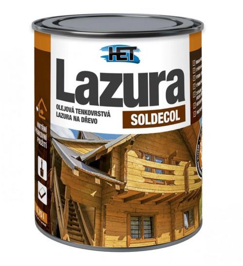 Het Soldecol Lazura 28 teak 0,75 L