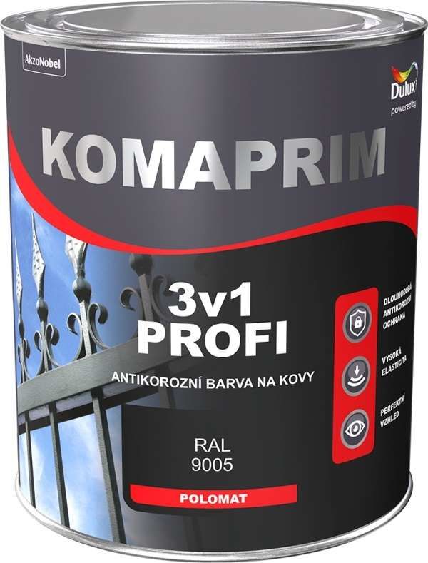Komaprim 3v1 PROFI červeň rumělková RAL 3002 0,75 L