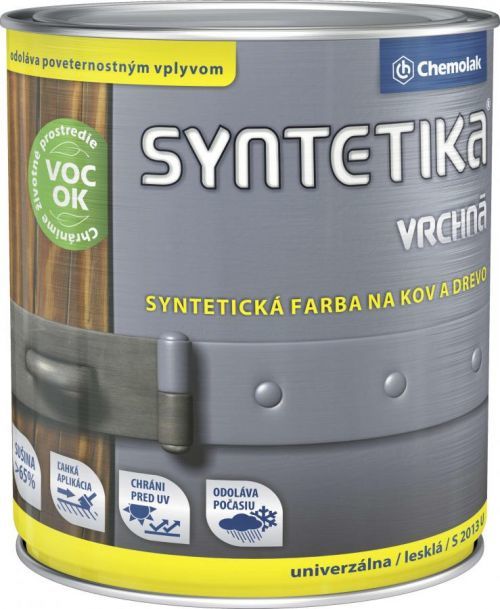 Chemolak Syntetika vrchní barva S 2013 1999 černá 0,6 L