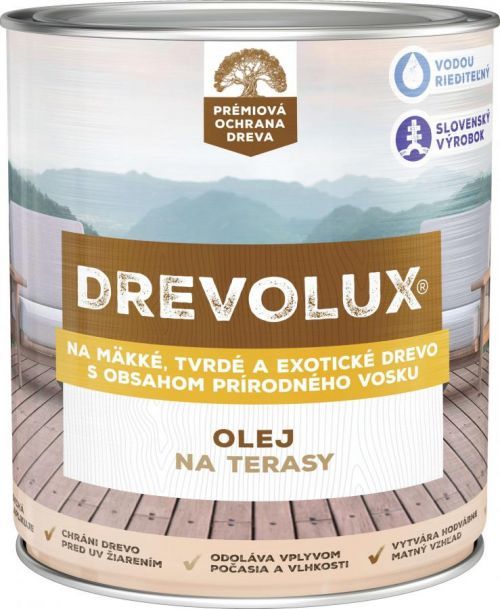 Chemolak Drevolux Olej na terasy ořech 0,75 L