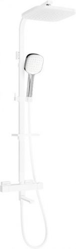 MEXEN/S CQ33 vanový sloup s termostatickou baterií, bílá / chrom 779103395-21