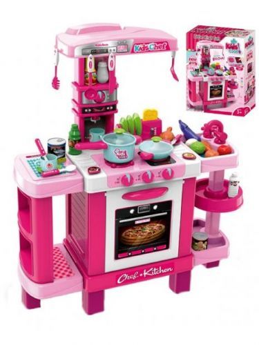 Baby Mix Dětská kuchyňka Malá šéfkuchařka růžová