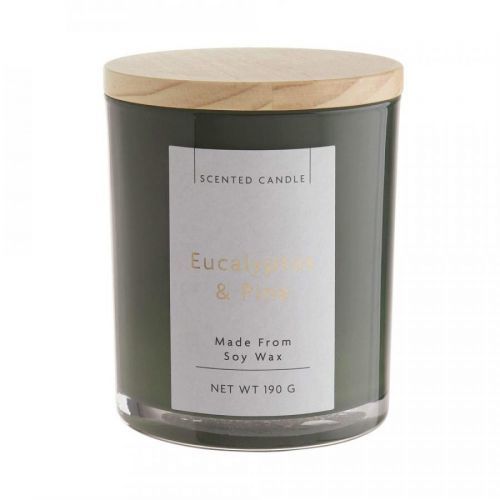 SCENTED CANDLE Vonná svíčka Eucalyptus & Borovice