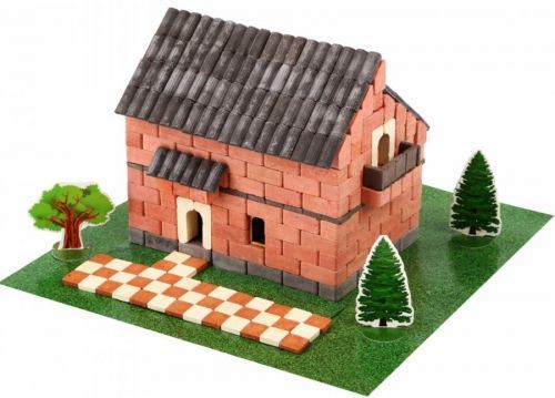 Kids Stavebnice z keramických cihel Irish House Model Kit mini brick - 450 dílků - BR70446