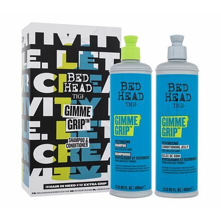Tigi Bed Head Gimme Grip™ Duo Set sada šampon Bed Head Gimme Grip 400 ml + kondicionér Bed Head Gimme Grip 400 ml pro ženy