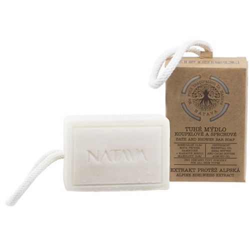 Natava Koupelové a sprchové tuhé mýdlo – Extrakt protěž alpská 100 g
