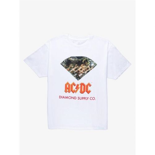 triko DIAMOND - AC/DC Diamond Tee White (WHT)