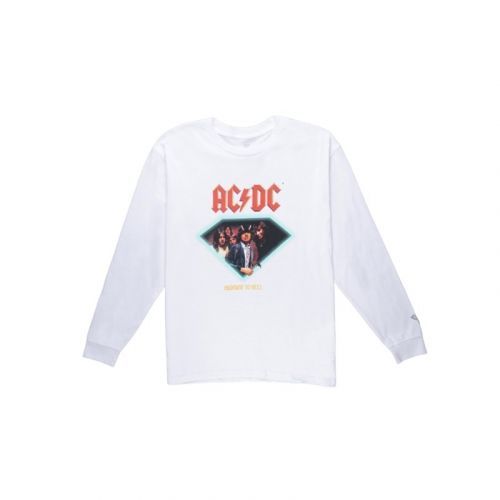 triko DIAMOND - Highway To Hell Ls Tee White (WHT) velikost: S