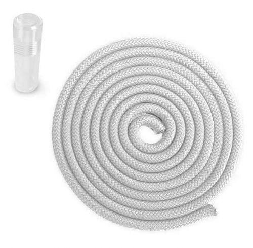 Gymnastické švihadlo Sedco 3m - PVC Tuba - bílá