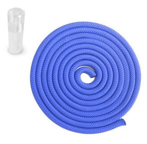 Gymnastické švihadlo Sedco 3m - PVC Tuba - modrá