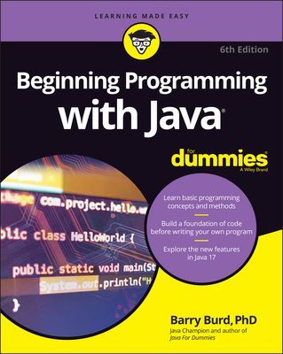 Beginning Programming with Java for Dummies (Burd Barry)(Paperback)