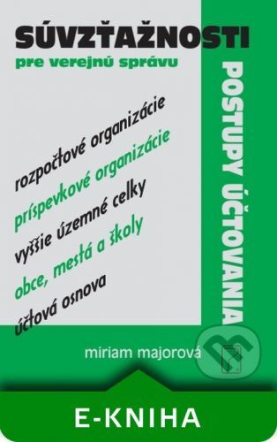 Súvzťažnosti pre verejnú správu - Miriam Majorová