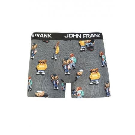 Pánské boxerky John Frank JFBD325-COOL TEDDY