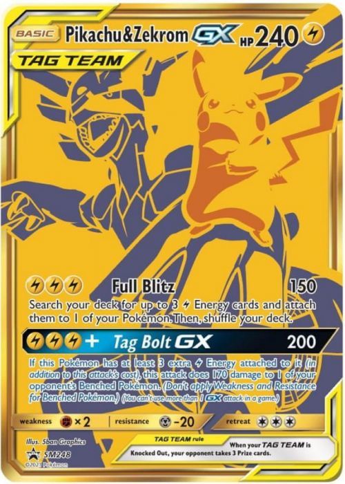 Pokémon TCG: Pikachu & Zekrom GX Premium Box