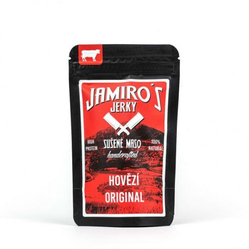 Jamiro's Jerky Hovězí Original 50 g, sušené hovězí maso, hovězí original
