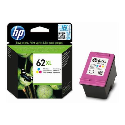 HP 62XL tříbarevná inkoustová náplň (C2P07AE); C2P07AE