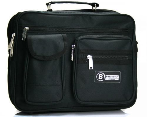Pánská látková taška přes rameno černá - Bellugio F631 černá