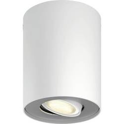 LED stropní reflektory Philips Lighting Hue Hue White Amb. Pillar Spot 1 flg. Weiß 350lm Erweiterung, GU10, 5 W, N/A